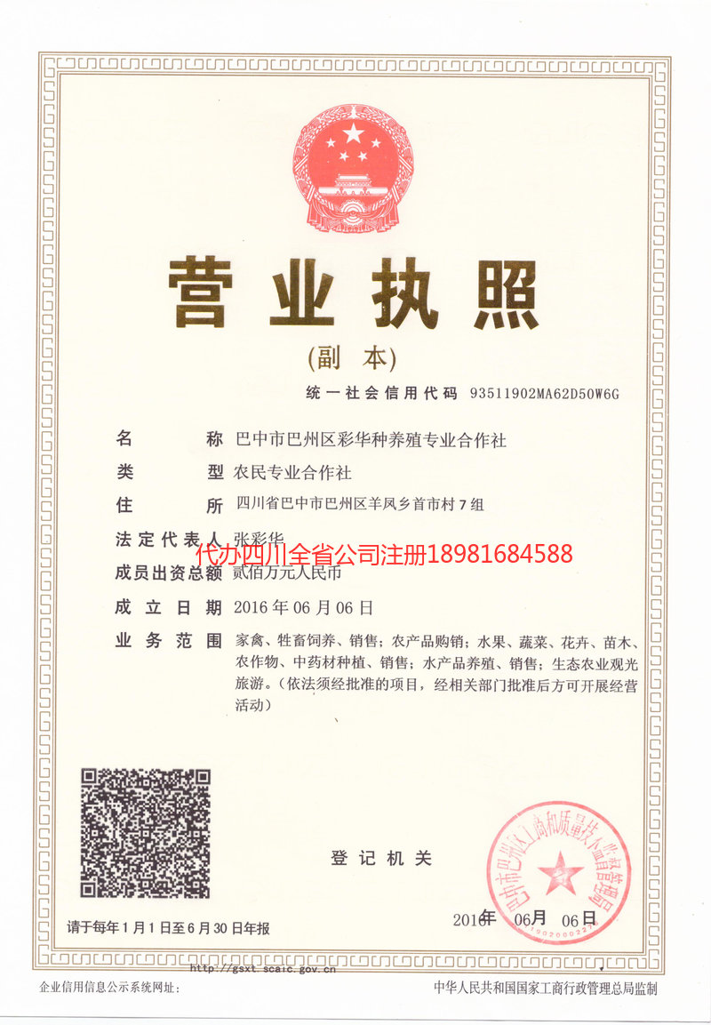 桐城桐城彩华种养殖专业合作社